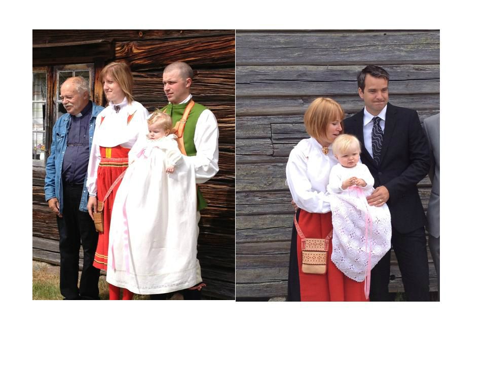 Maja och Lova döptes i Fudalen 2013.